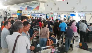 Penerbangan di Bandara Kualanamu Terdampak Erupsi Gunung Sinabung