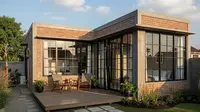 10 Inspirasi Desain Rumah Kecil dengan Bata Ekspos, Minimalis, Estetik, dan Hemat Biaya