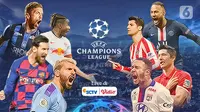 Banner Perempat Final Liga Champions (Liputan6.com/Abdillah)