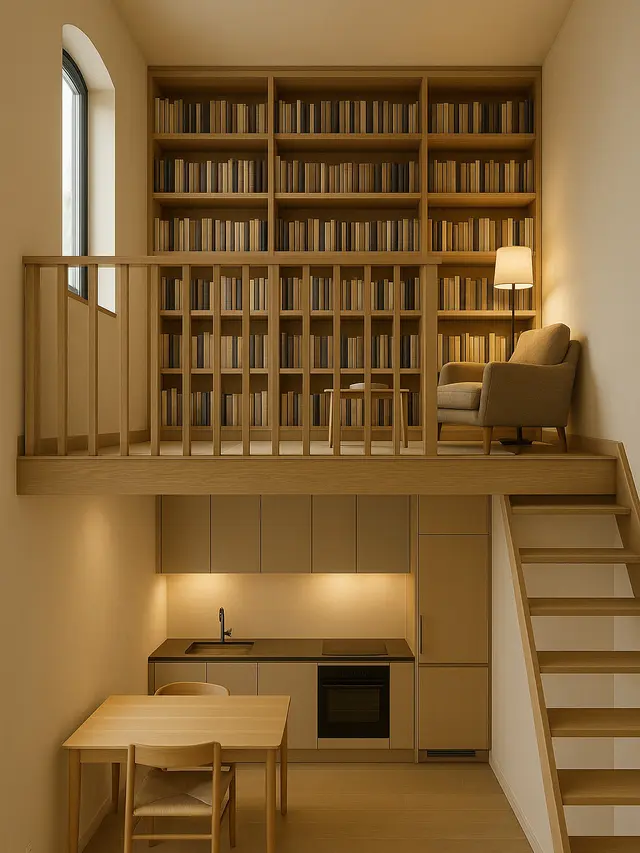 7 Gambar Desain Rumah Type 21 dengan Mezzanine, Solusi Cerdas untuk Ruang Terbatas