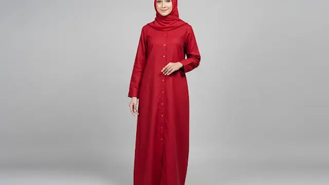 Gamis Full Kancing Depan