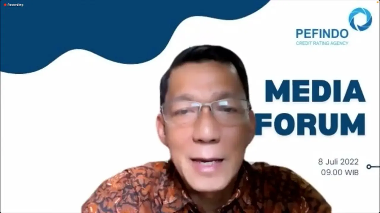 Direktur Utama Pefindo, Salyadi Saputra (Foto: tangkapan layar/Pipit I.R)