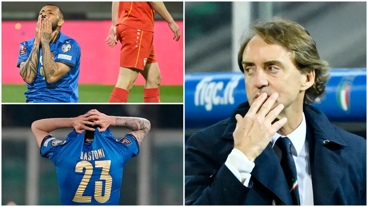 Foto: Reaksi Pemain Timnas Italia Usai Dipastikan Kembali Gagal Tampil di Piala Dunia