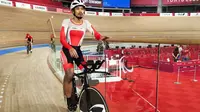 M. Fadli berlatih di Izu Velodrome jelang Paralimpiade Tokyo 2020. (NPC Indonesia)