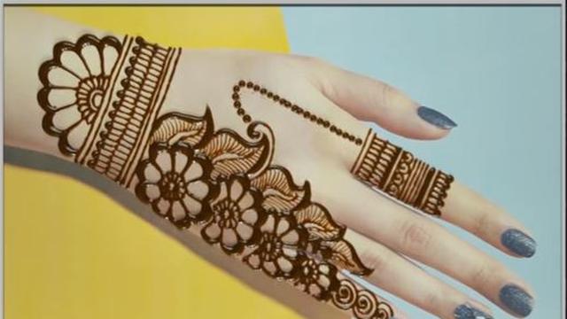 Cara Membuat Gambar Henna Di Tangan Yang Mudah Dan 
