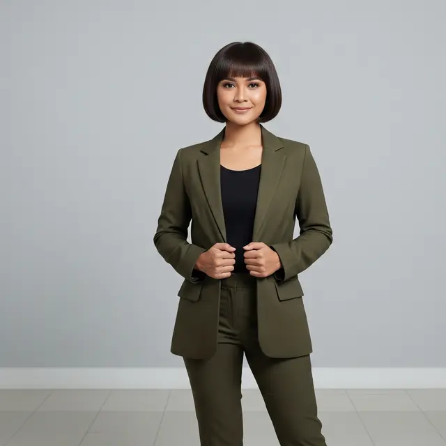Model Tuft Bob Garis Potong Blunt Bikin Tampilan Diri Lebih Modern