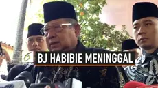 Presiden ke-6 RI, Susilo Bambang Yudhoyono, hadir ditemani putra keduanya, melayat ke rumah duka Presiden ke-3 RI Baharuddin Jusuf (BJ) Habibie di Jalan Patra Kuningan XIII Blok L XV Kav 5, Kuningan, Jakarta Selatan.