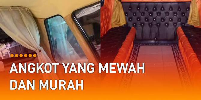 VIDEO: Viral Angkot Mewah Hanya Bayar Rp 4000