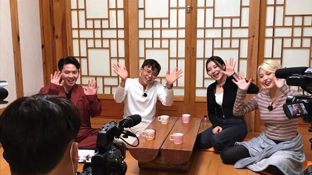 Rafael Tan saat syuting Good Friends