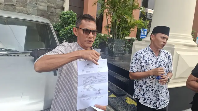 Suriansyah, korban penipuan yang digugat oleh terduga pelaku di PN Tanjungkarang, Bandar Lampung. Foto : (Liputan6.com/Ardi).