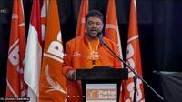 Presiden Partai Buruh terpilih, Said Iqbal resmi dilantik dalam kongres keempat Partai Buruh (dok: Partai Buruh)
