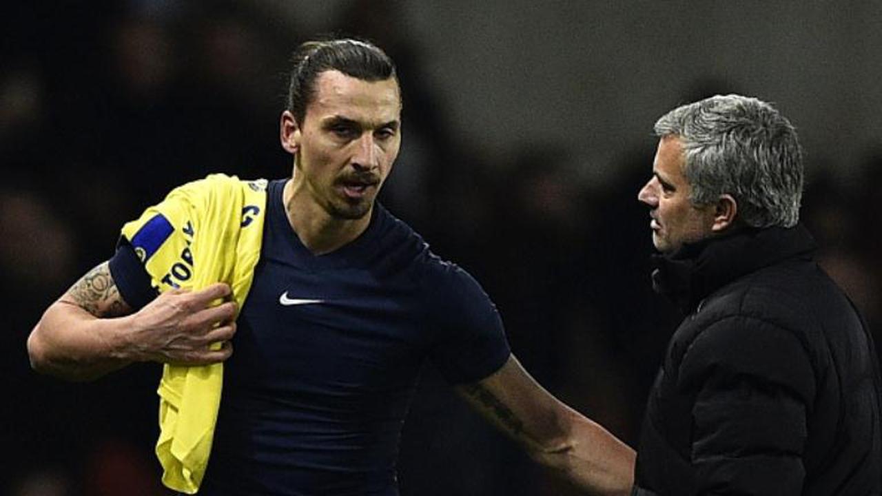 zlatan ibrahimovic - jose mourinho