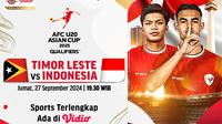 Pertandingan AFC U20 Asian Cup Qualifiers 2025: Timor-Leste U20 vs Indonesia U20 di Vidio. (sum. doc. vidio.com)