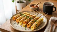 Resep Telur Gulung Isi Wortel dan Keju. (AI Generated)