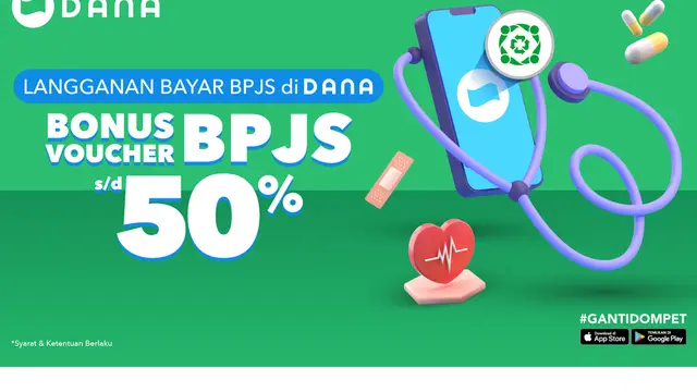 Bayar BPJS autodebet lewat DANA