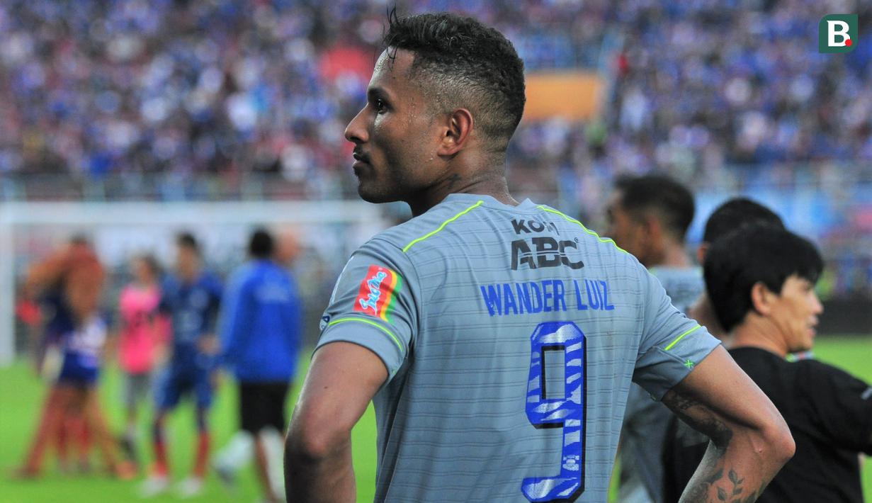 Penyerang Persib Bandung, Wander Luiz. (Bola.com/Iwan Setiawan)