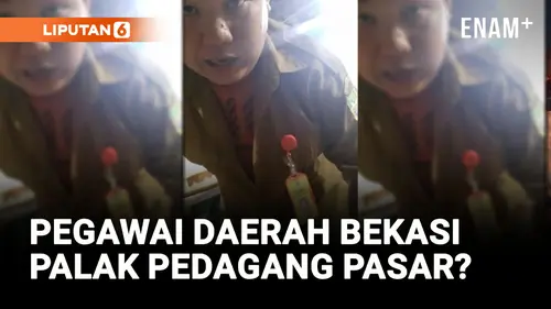 VIDEO: Ngaku Pemerintah Daerah, Seorang Pria Minta THR ke Pedagang di Bekasi