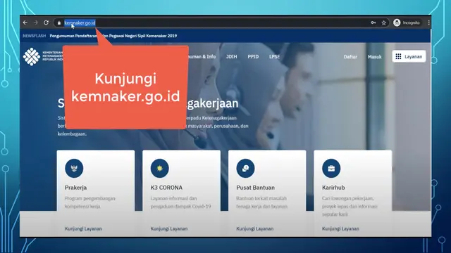 Tata cara melakukan pengaduan secara online.
