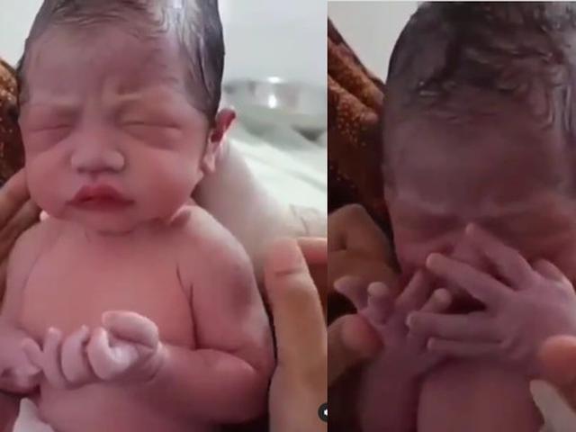 Viral Video Bayi Tampak Berdoa Usai Dilahirkan Bikin Kagum Hot Liputan6 