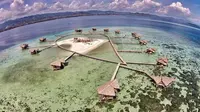 Pulau Cinta memiliki keunikan tersendiri yang tidak kalah dengan 'saudara'nya yaitu Pulau Saronde di Kabupaten Gorontalo Utara.