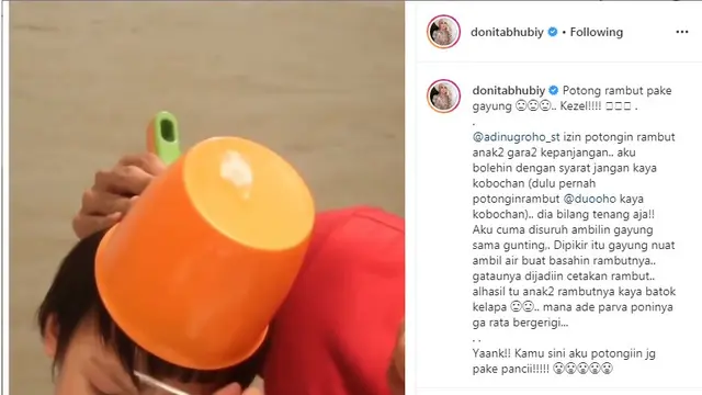 Adi Nugroho (Foto: Instagram/@donitabhubiy)