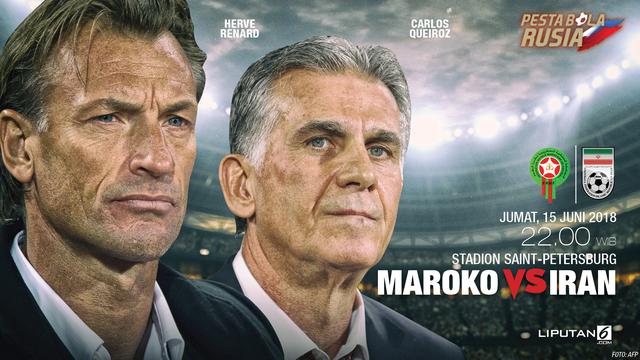 Piala Dunia 2018 6 Fakta Menarik Maroko Vs Iran Bola
