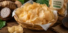 Keripik Gadung Renyah. (AI Generated)