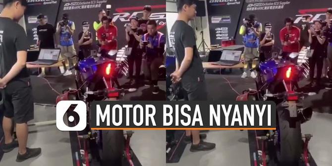 VIDEO: Unik Motor Bisa Nyanyi dengan Suara Mesinnya