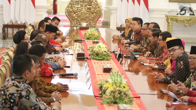 Presiden Jokowi Temui Pelaku UMKM di Istana