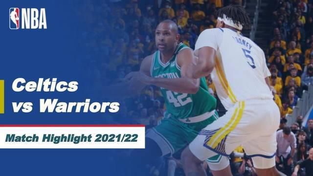 Berita video highlights NBA, pertandingan final NBA 2022 antara Boston Celtics melawan Golden State Warriors yang berlangsung pada, Jumat (3/6/2022)