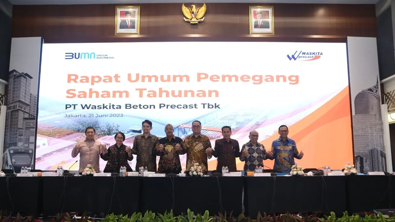 RUPST PT Waskita Beton Precast Tbk (WSBP), Rabu (21/6/2023). (Foto: Istimewa)