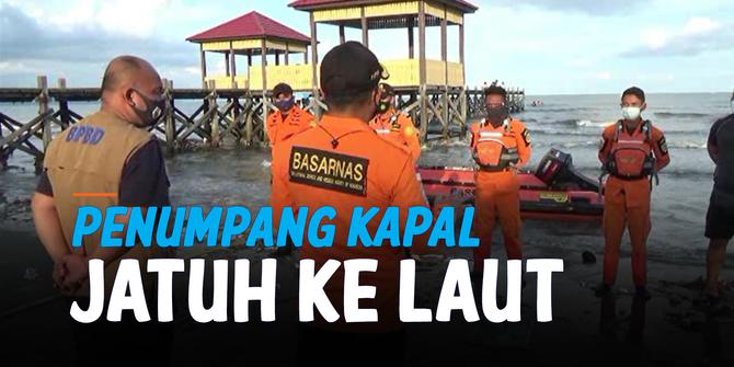 VIDEO: Penumpang Kapal Rute Samarinda-Parepare Jatuh ke Laut