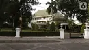 Suasana Rumah Dinas Gubernur DKI Jakarta di kawasan Taman Suropati, Jakarta, Senin (7/10/2019). Nominal usulan anggaran tersebut sudah tercatat dalam draf pembahasan Kebijakan Umum Anggaran-Prioritas Plafon Anggaran Sementara (KUA-PPAS) 2020. (Liputan6.com/Herman Zakharia)