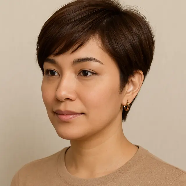 Pixie Cut untuk Rambut Tipis yang Bikin Volume Ilusi (Foto: ChatGPT)