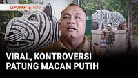 Viral, Kontroversi Patung Macan Putih