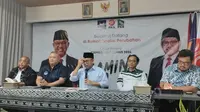Juru Bicara Anies Baswedan Sudirman Said di Rumah Koalisi Perubahan, Jalan Brawijaya X, Nomor 46, Jakarta Selatan, Rabu (18/10/2023). (Liputan6.com/Winda Nelfira)