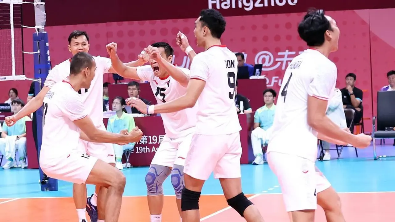 Timnas voli putra Indonesia - Asian Games 2023 - Bola Voli - Voli