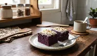 Resep Brownies Ubi Ungu Kukus, Lembut, Moist, dan Anti Gagal untuk Camilan Keluarga