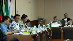 Menurut DPD, revisi UU MD3 tanpa melibatkan mereka adalah cacat secara hukum, Senayan, Jakarta, Selasa (25/11/2014). (Liputan6.com/Andrian M Tunay)
