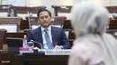 Sebelumnya, Komisi XI DPR RI melakukan uji uji kelayakan dan kepatutan para calon Deputi Gubernur Bank Indonesia (BI) pada Sabtu (23/1/2026) dan Senin (26/1/2026). Tampak dalam foto, Wakil Menteri Keuangan yang juga Calon Deputi Gubernur Bank Indonesia, Thomas Djiwandono saat mengikuti uji kelayakan dan kepatutan di ruang Komisi XI Dewan Perwakilan Rakyat Republik Indonesia di Kompleks Parlemen, Senayan, Jakarta, Senin (26/1/2026). (Merdeka.com/Arie Basuki)