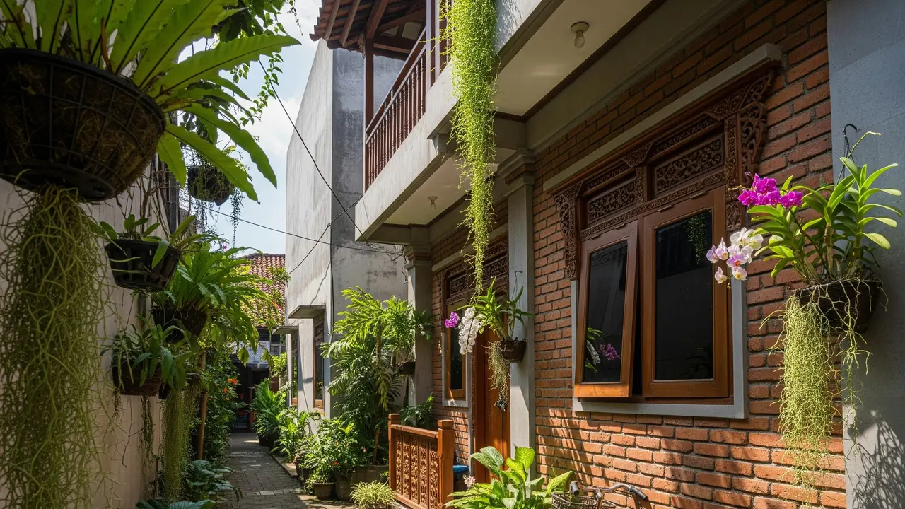 9 Desain Rumah Mungil di Gang Anti Pengap, Strategi Cerdas Sirkulasi Udara dan Cahaya