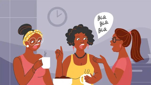 Ilustrasi sindiran, gosip