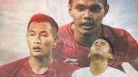 Timnas Indonesia - Bek Timnas Indonesia yang Terlupakan: Putu Gede, Hansamu Yama, Rezaldi Hehanussa (Bola.com/Adreanus Titus)