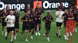 Setelah dikalahkan Jepang 2-1 di laga Grup E, Jerman pun dibantai tim Samurai Biru 4-1 beberapa hari lalu di Wolfsburg. (FRANCK FIFE / AFP)