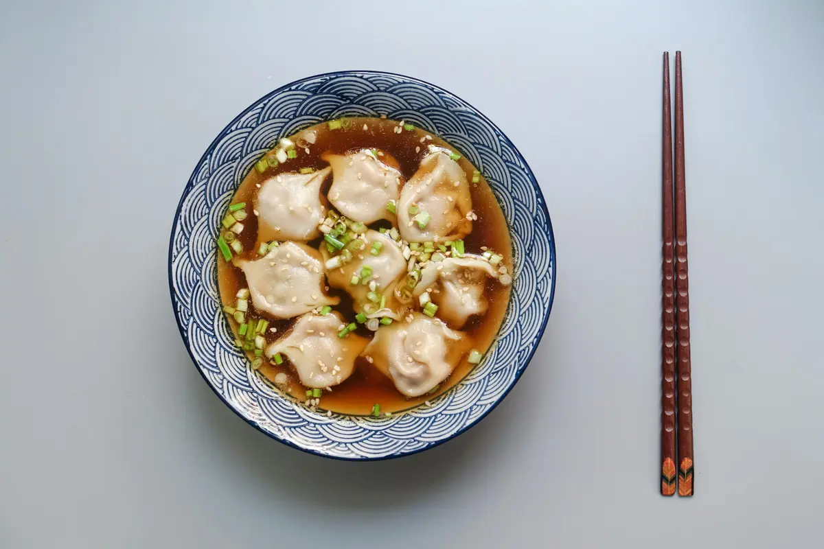 Ilustrasi jiaozi, pangsit China