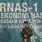 Presiden Joko Widodo (Jokowi) memberikan pidato saat menghadiri Pembukaan Musyawarah Kerja Nasional (Mukernas) I Himpunan Pengusaha Nahdliyin (HPN) di Pondok Pesantren Luhur Al Tsaqafah Cepedak Jagakarsa, Jakarta, Jumat (5/5). (Liputan6.com/Angga Yuniar)