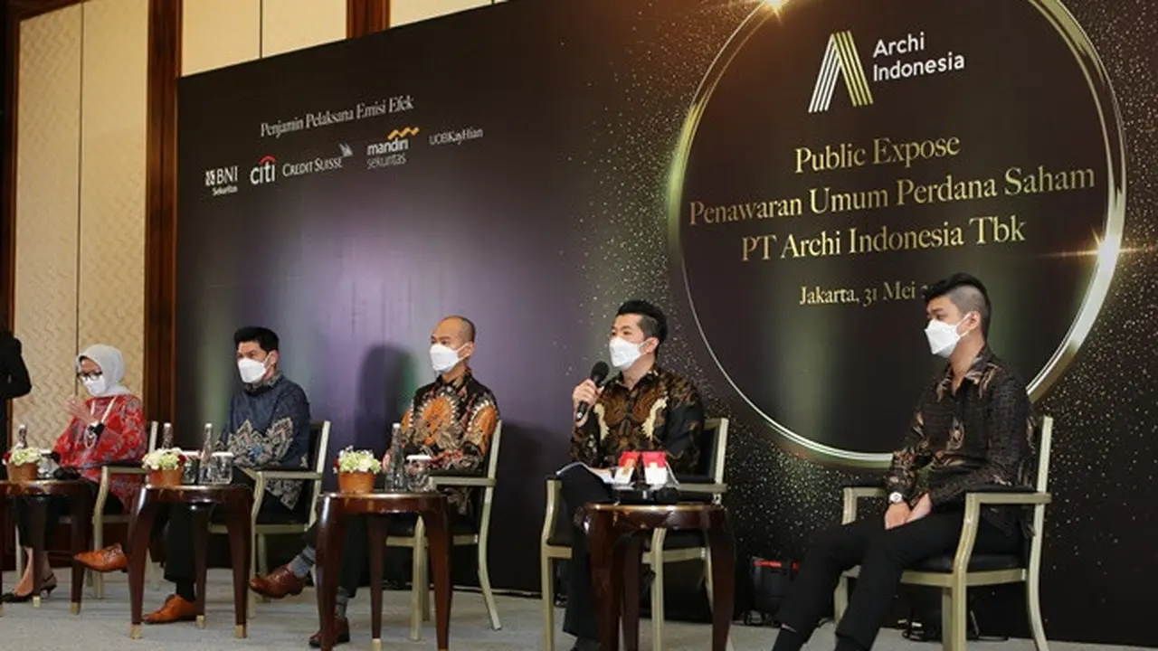 Paparan publik IPO PT Archi Indonesia Tbk (Dok: PT Archi Indonesia Tbk)