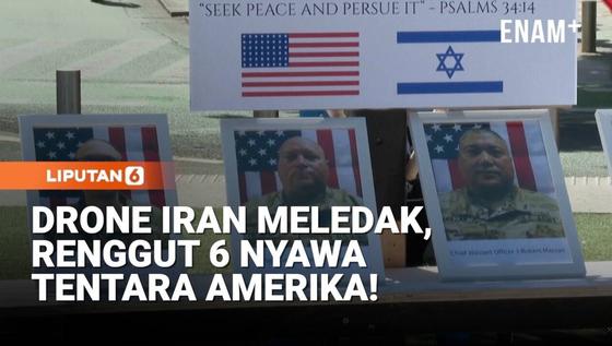 Enam Tentara AS Tewas Diserang Drone, Memorial Muncul Di Tengah Kota Tel Aviv