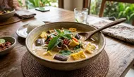 Resep Kuah Santan Terong, Tahu, dan Kemangi, Inspirasi Lauk Enak dan Wangi Aromatik