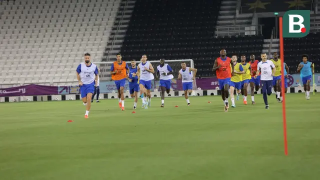 Latihan Timnas Prancis